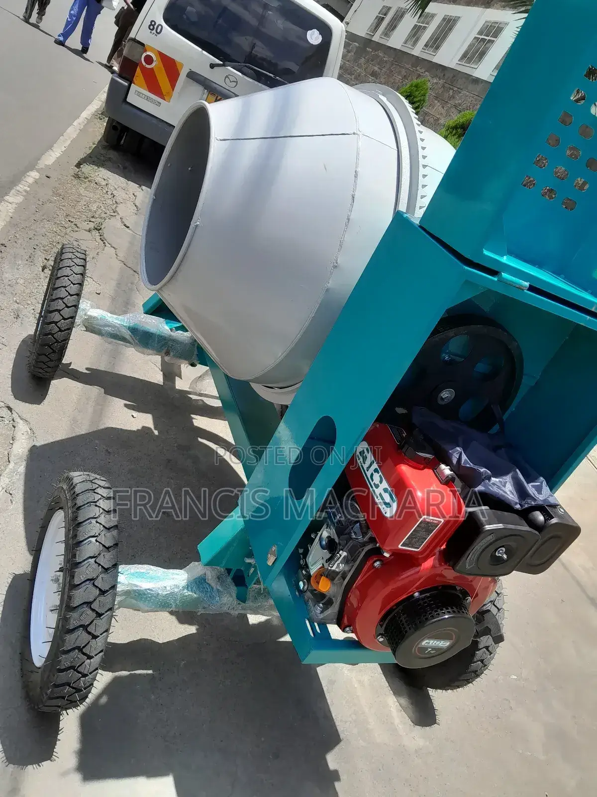 7hp Engine Powered Concrete Mixer