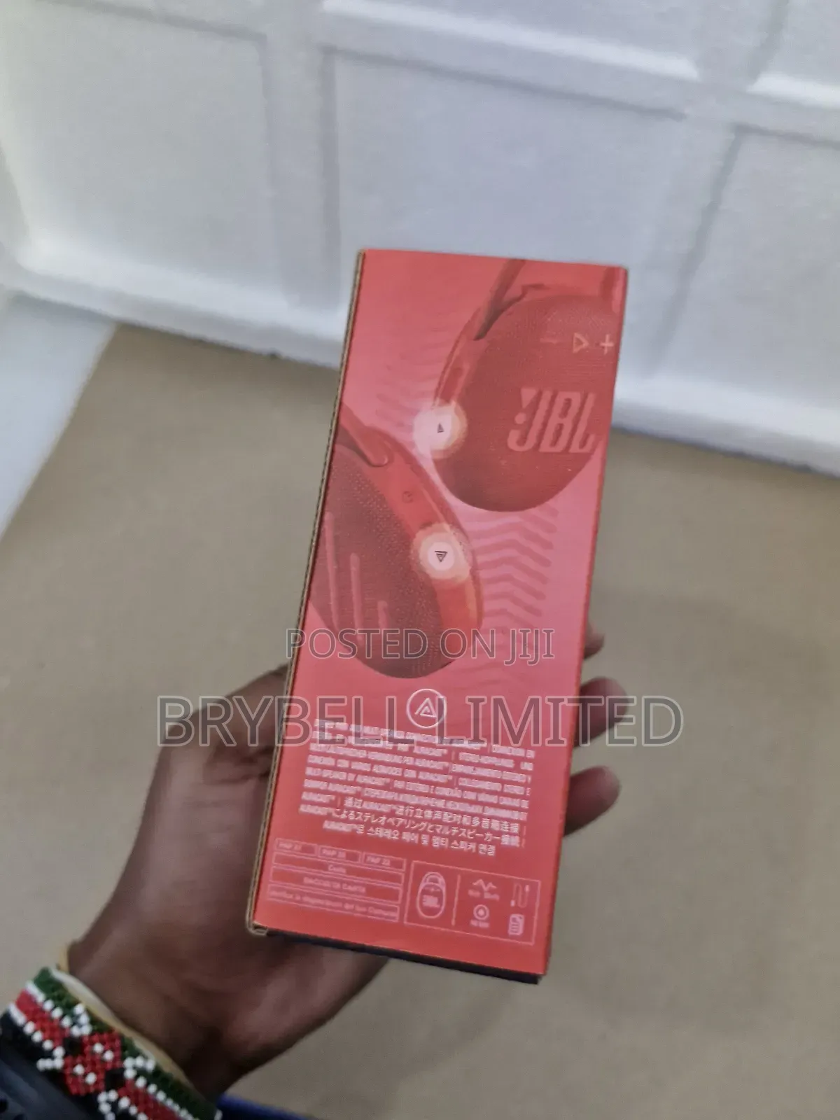 Red JBL Clip 5 Portable Blurtooth Wireless Speaker