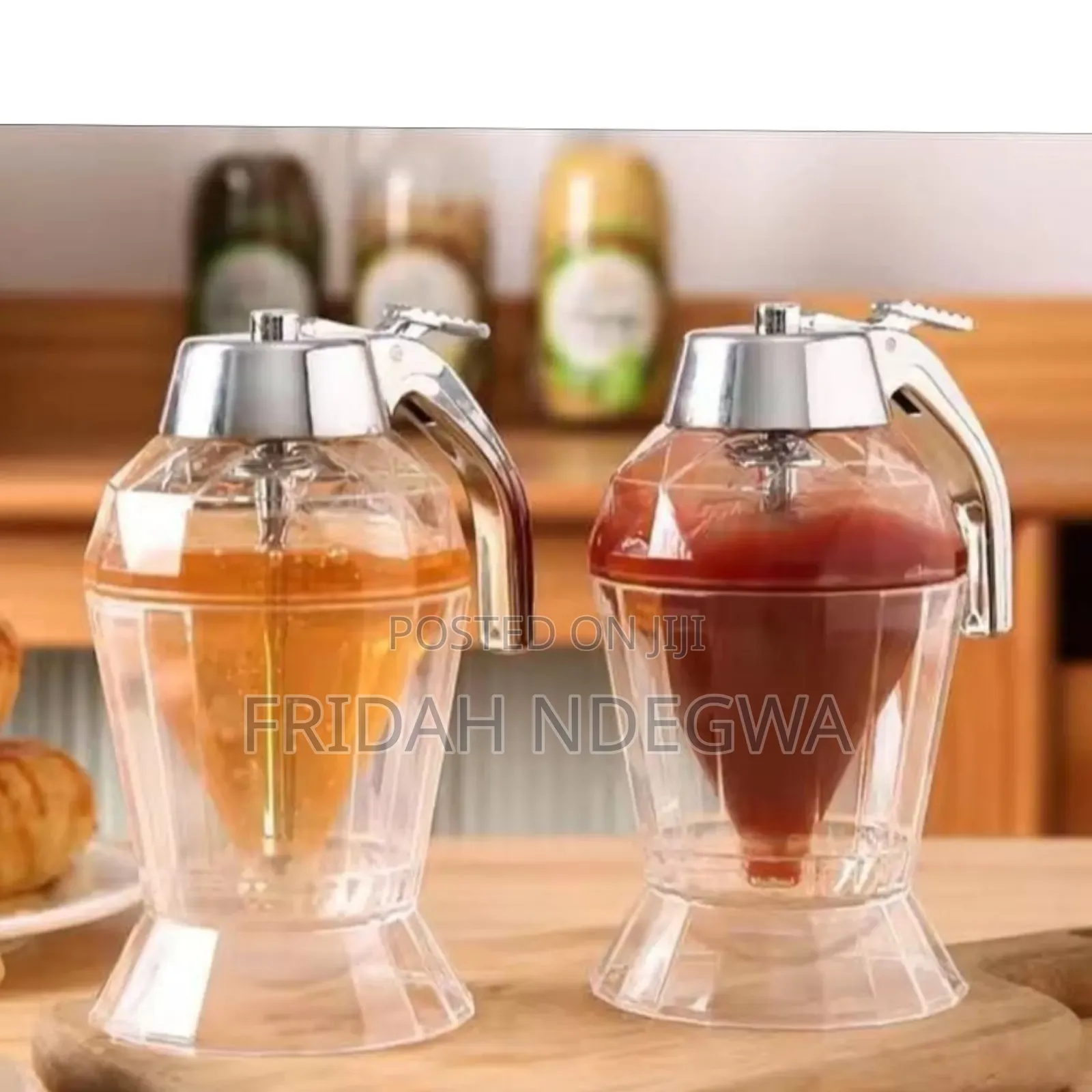 *Diamond Shaped Honey Dispenser
