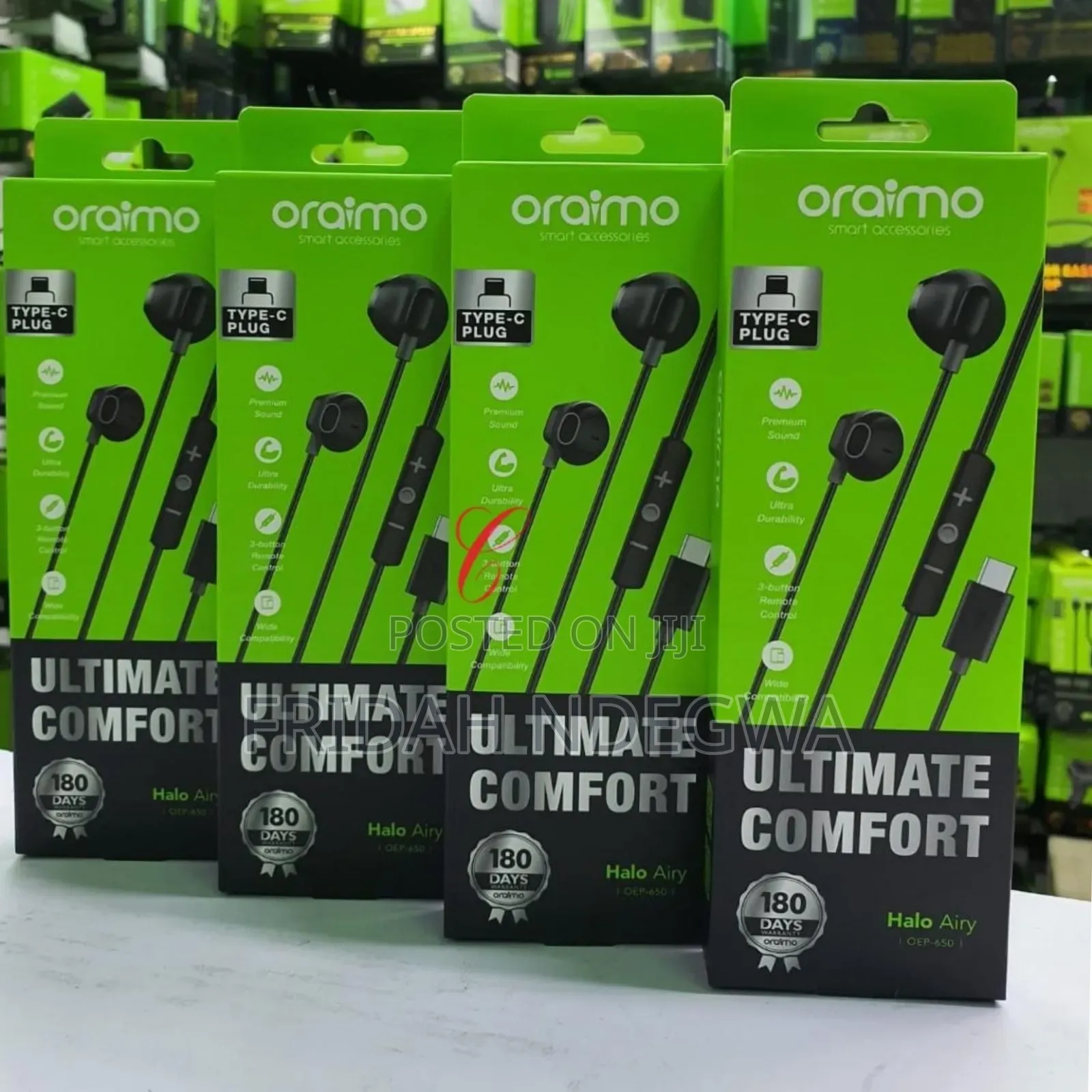 Oraimo Halo Airy Oep-650 Type C Ultimate Comfort Earphones