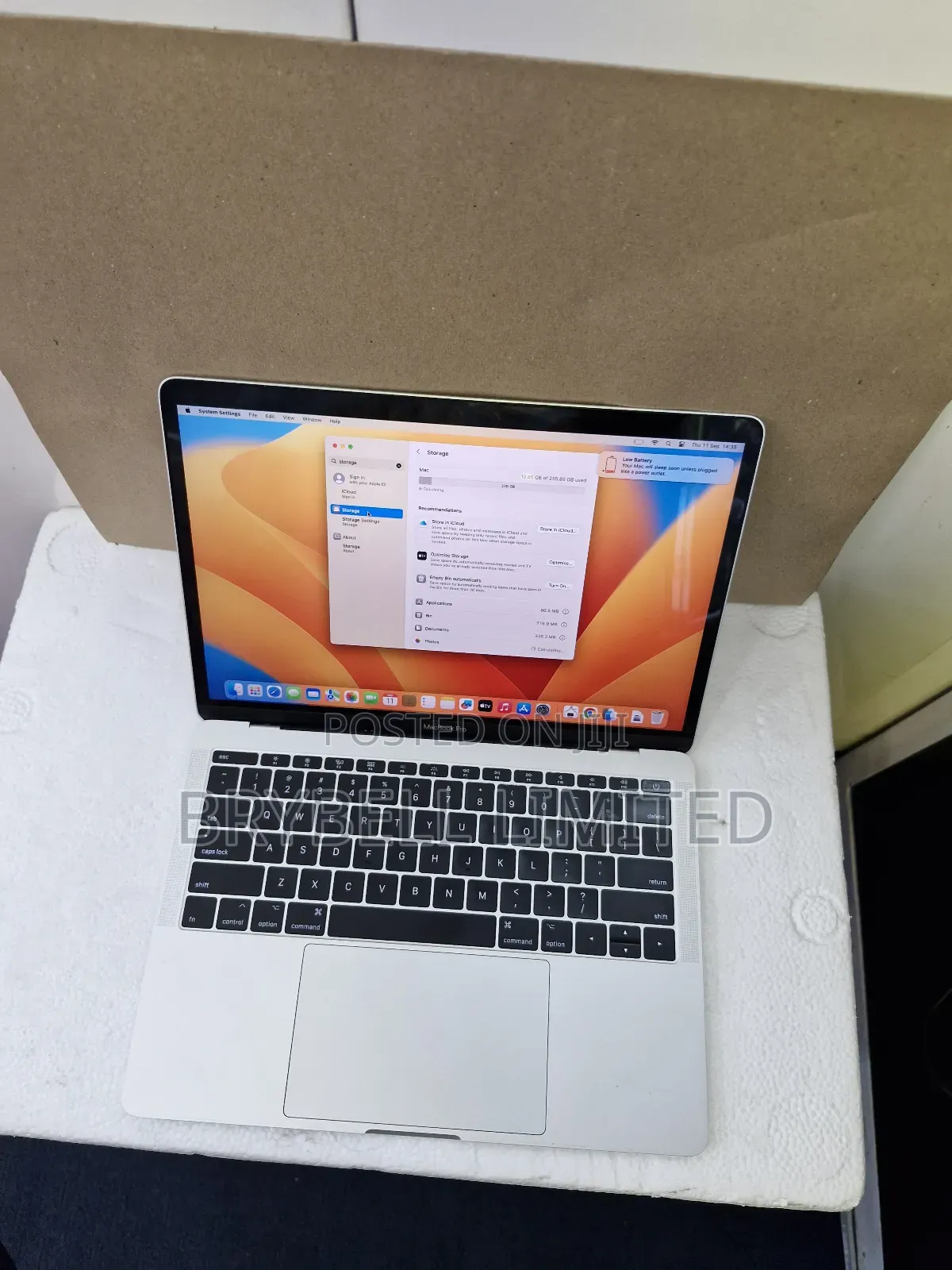 Laptop Apple MacBook Pro 2017 8GB Intel Core I5 SSD 256GB