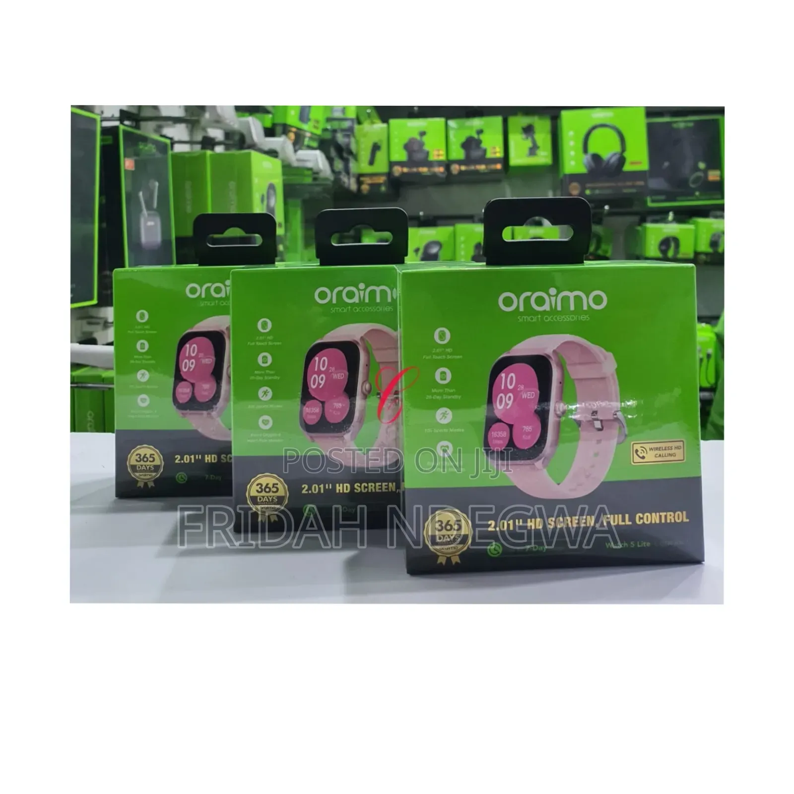 Oraimo Watch 5 Lite Osw-804 Rose Gold *Pink* Smart Watch