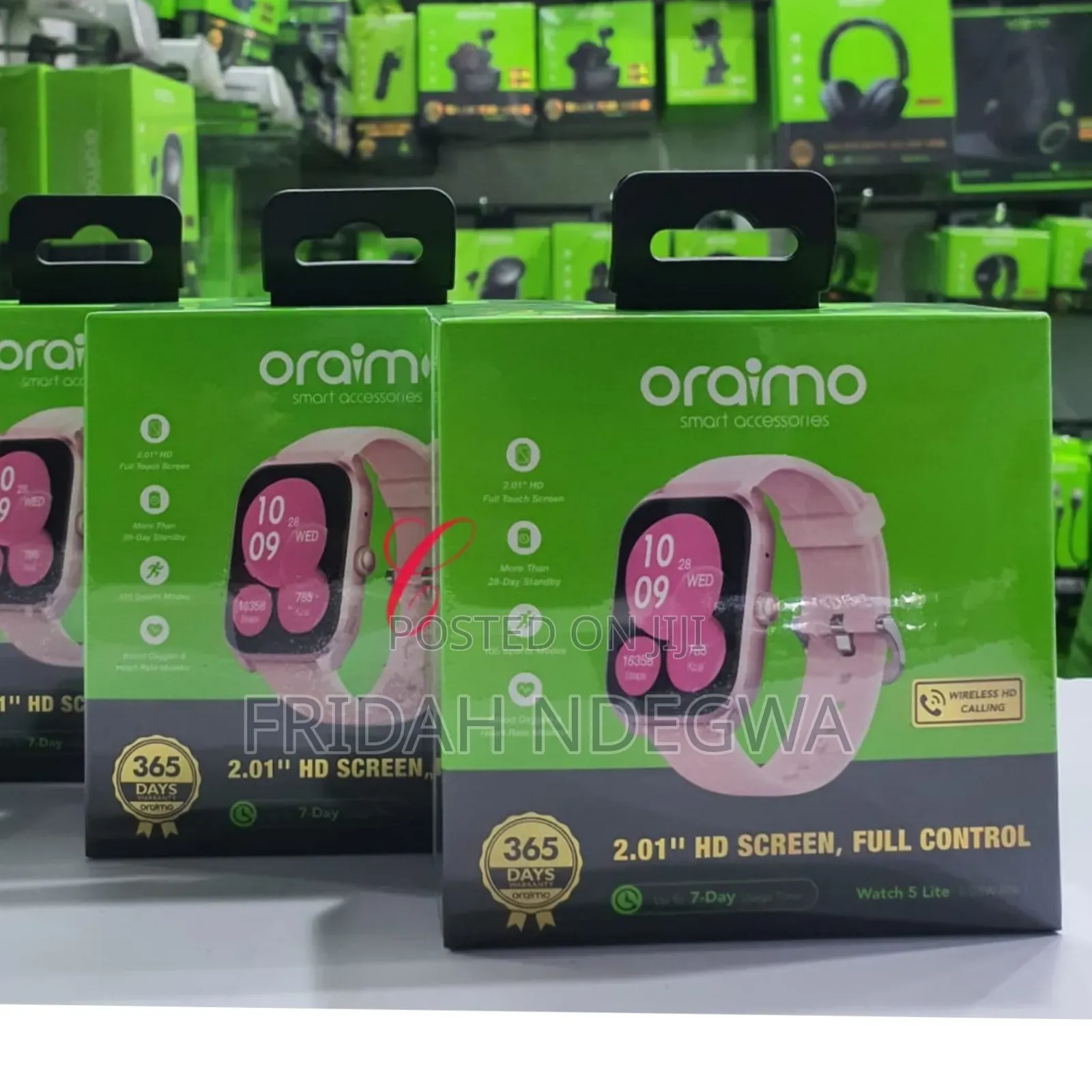 Oraimo Watch 5 Lite Osw-804 Rose Gold *Pink* Smart Watch