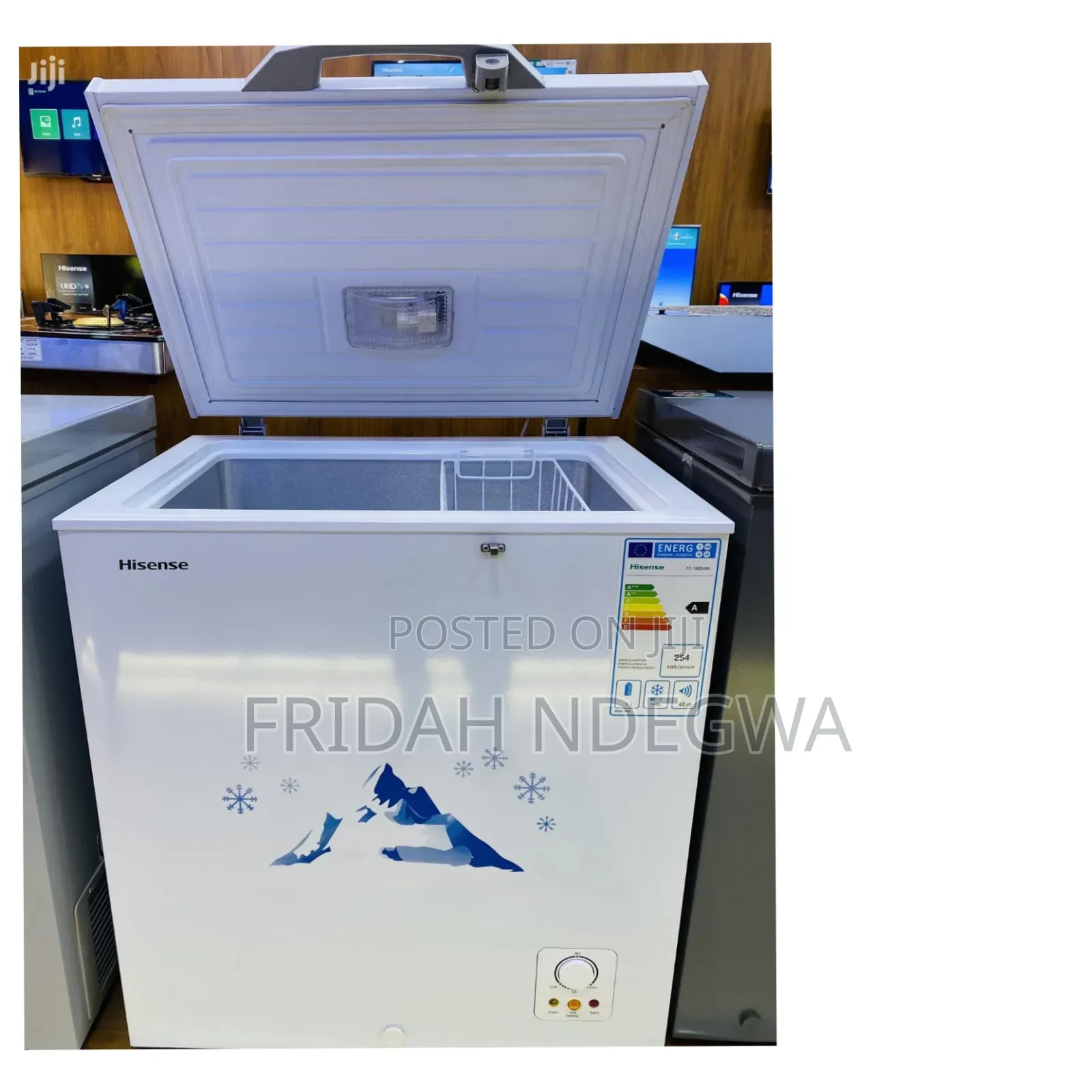 Hisense Freezers 
142l