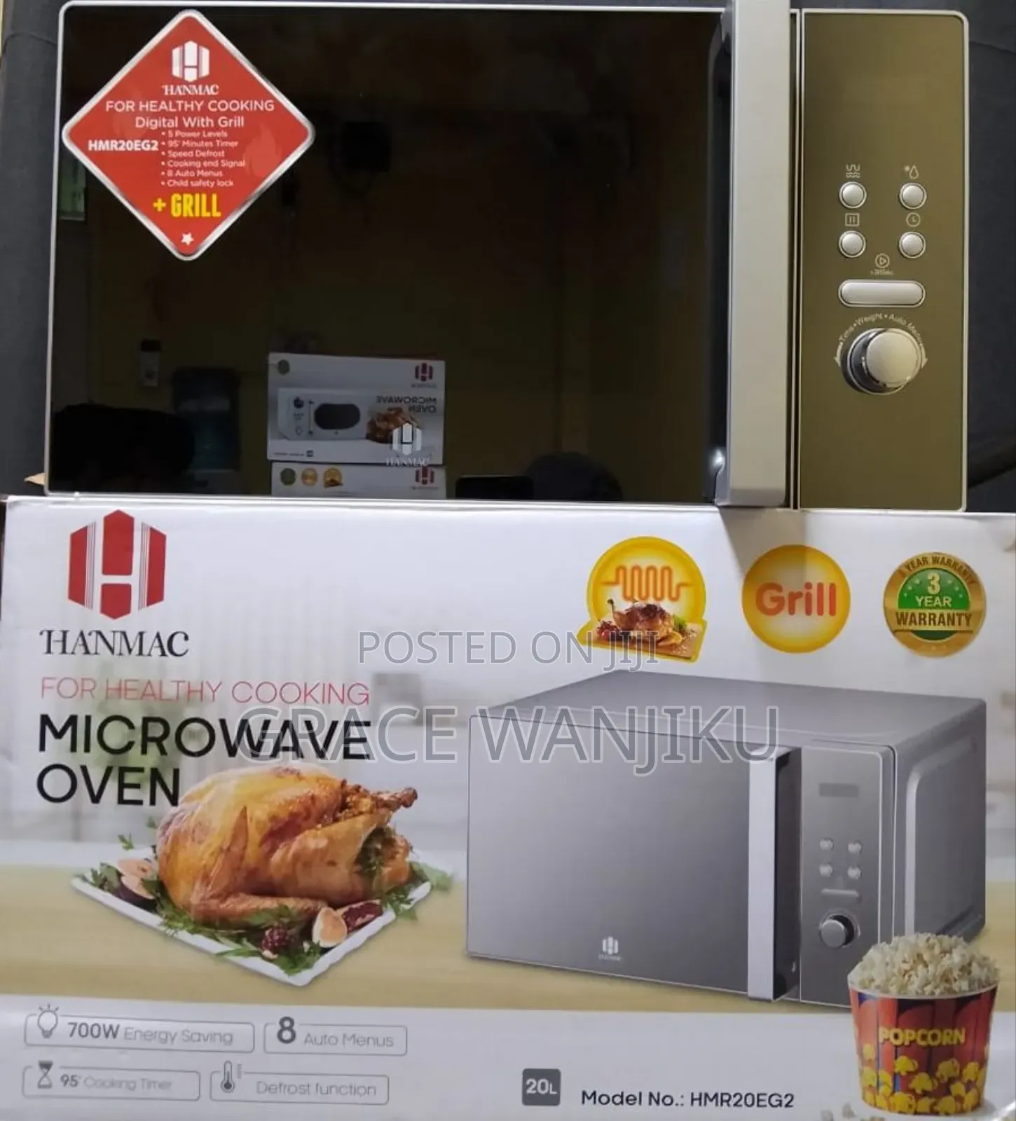 Hmr20eg2 Hanmac Digital With Grill Microwave