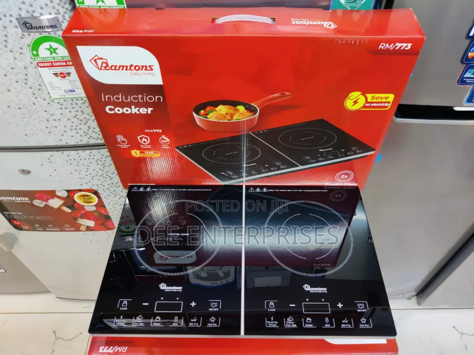 Ramtons 2 Plate (Double) Induction Cooker