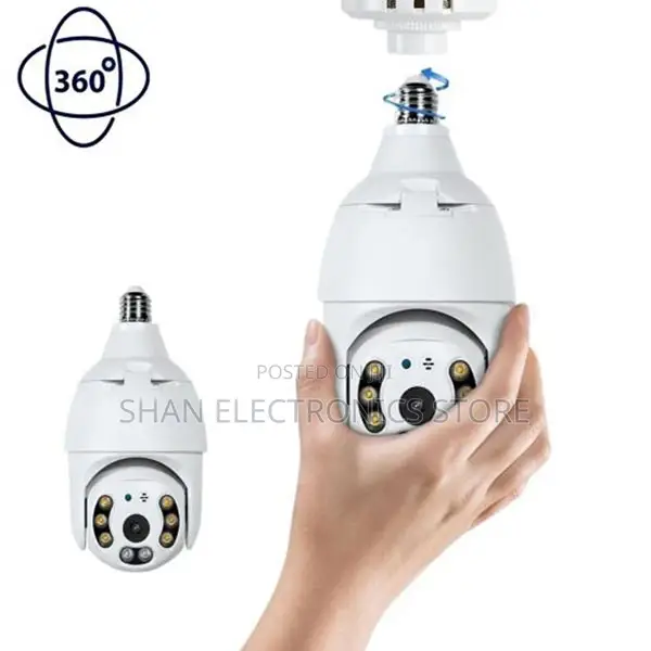 E27 Surveillance Camera PTZ CCTV 4g Sim Card Bulb Camera