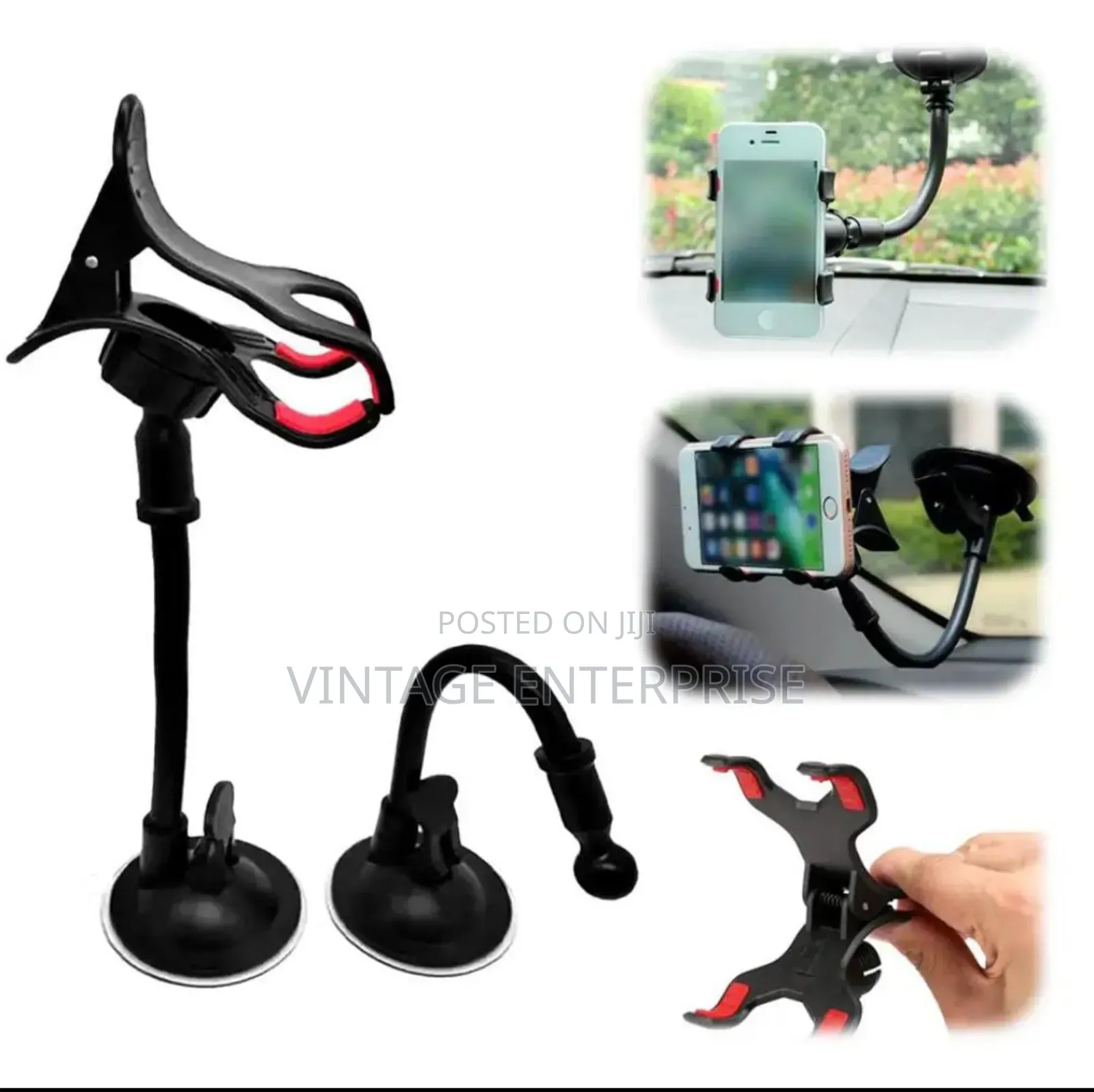 360° Rotating Suction Car Phone Holder