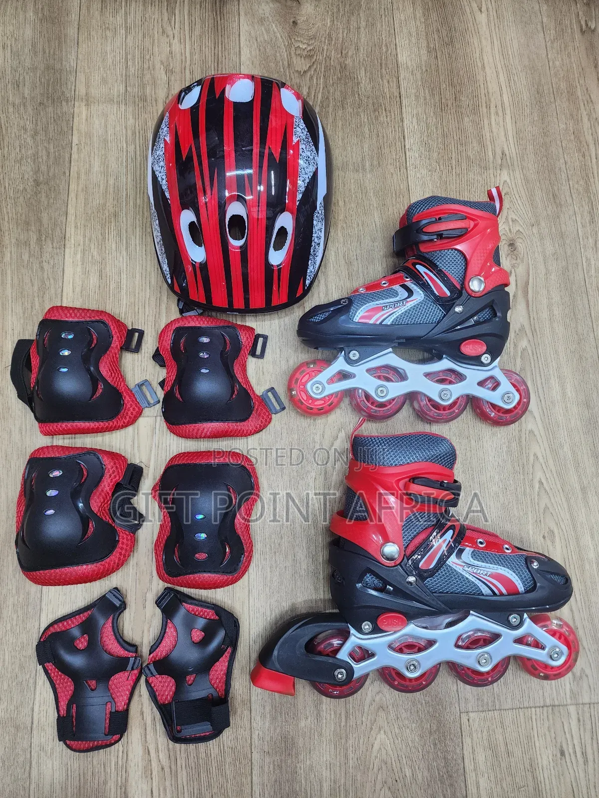 Full Set Adjustable Roller Skates Shoes For Kids