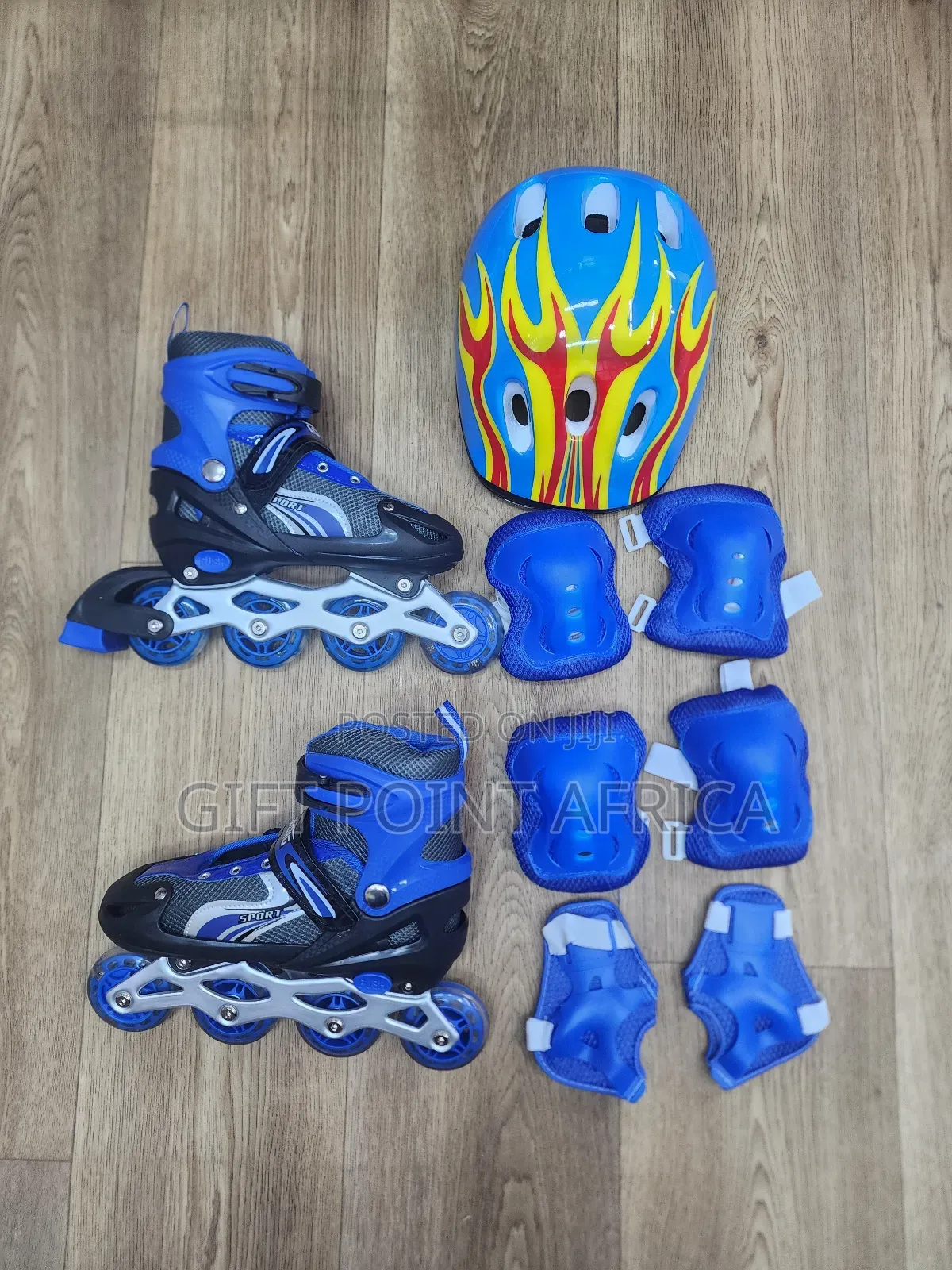 Full Set Adjustable Roller Skates For Kids
