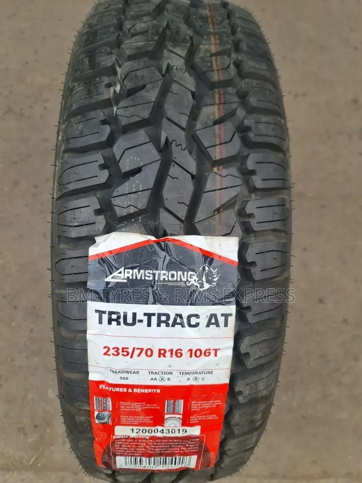 235 /70 R16 Armstrong Tyres (All Terrrain) Thailand