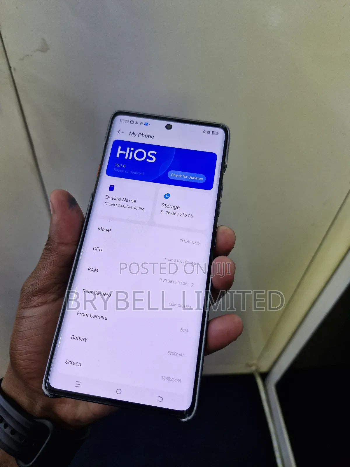 Tecno Camon 40 Pro 256 GB Gray
