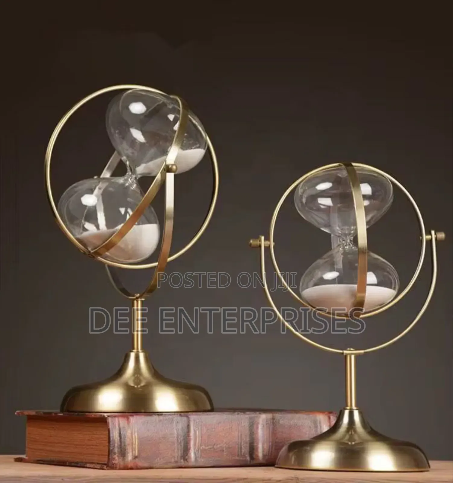 Brass Vintage Hourglass Sandtimer Sandglass Hour Glass