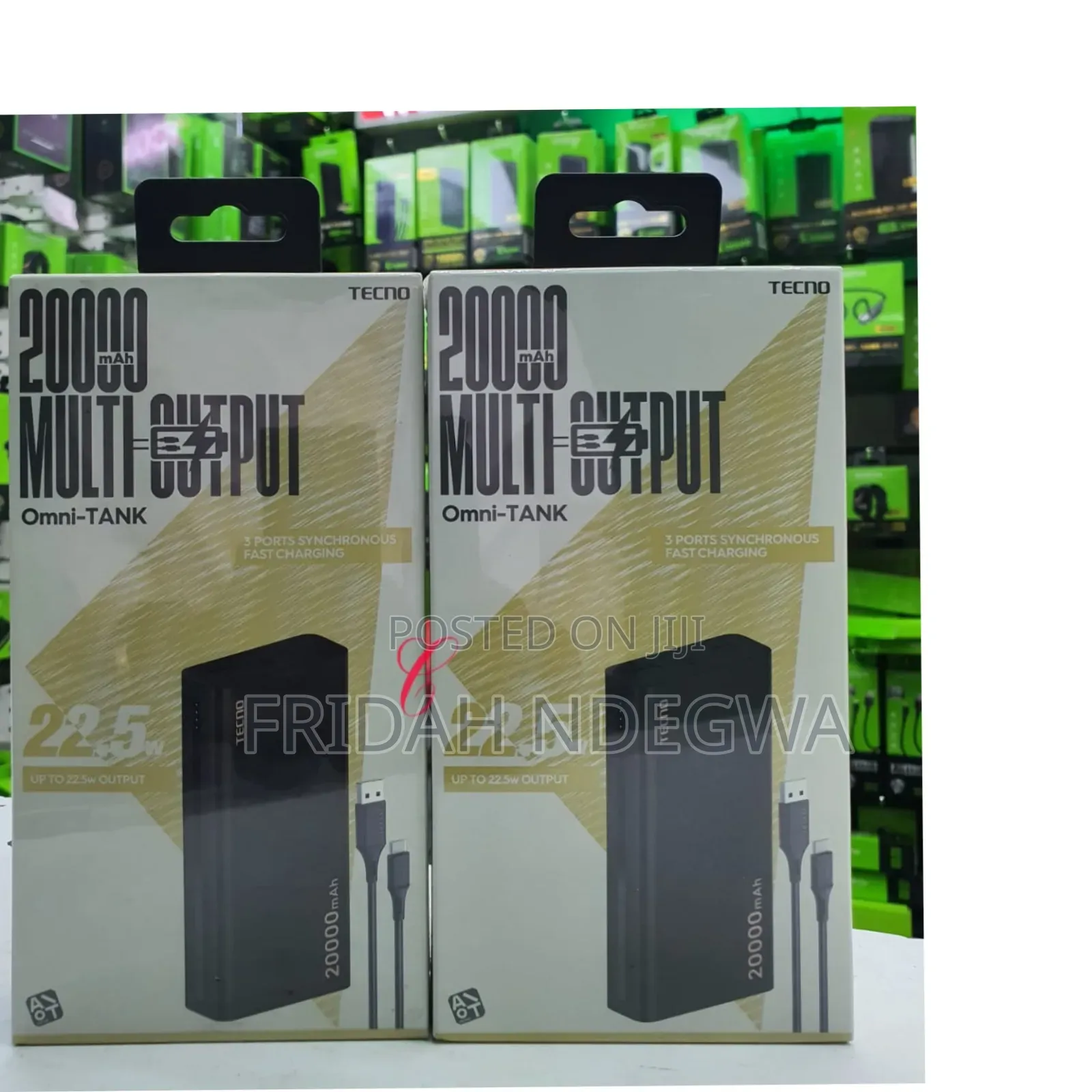 Tecno Tpb-203 *20000mah* Omni Tank Power Banks