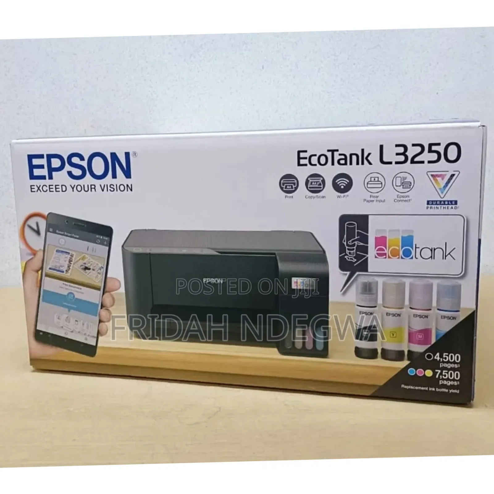 Epson Ecotank L3210 A4 All in One Ink Tank Printer