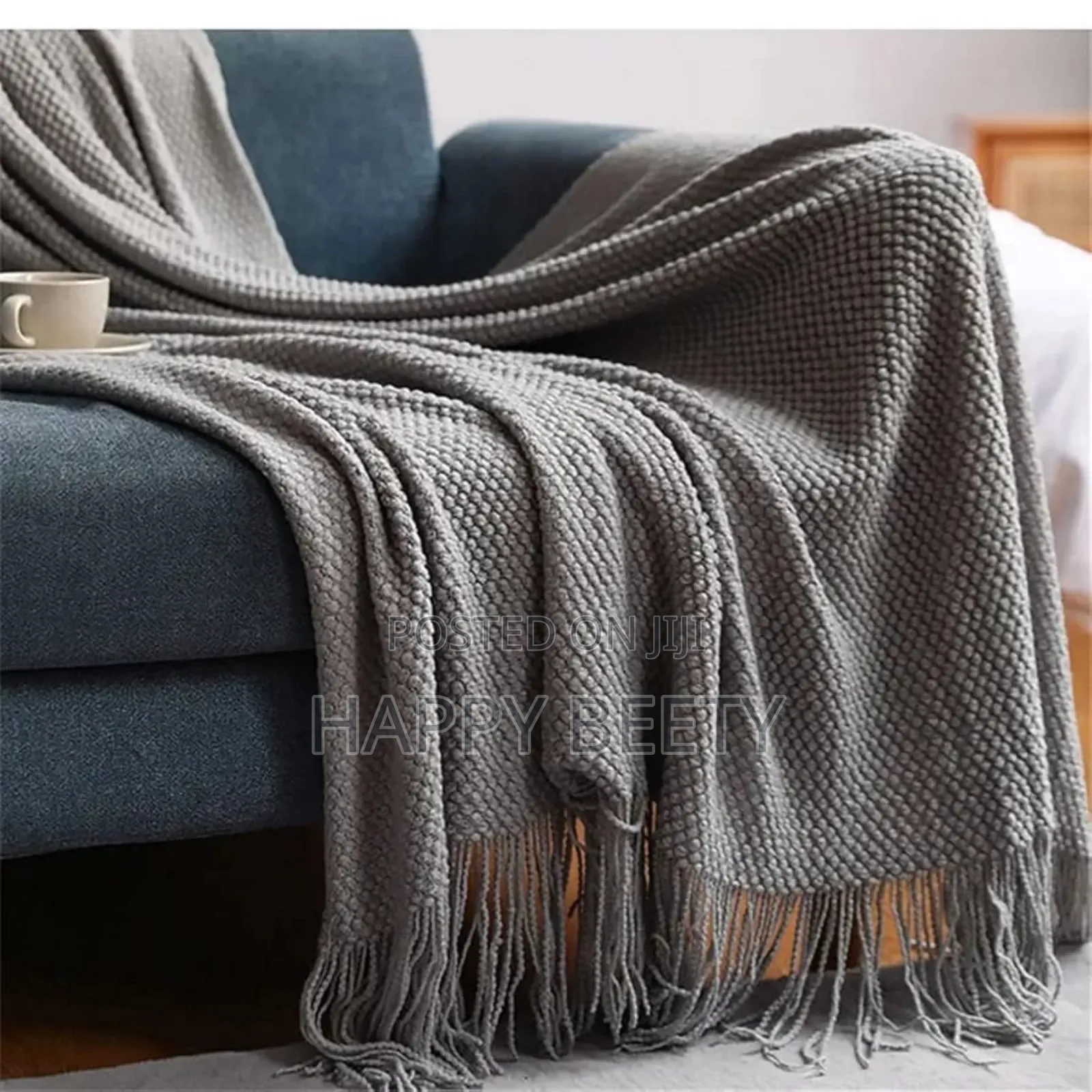 Knitted Throw Blanket