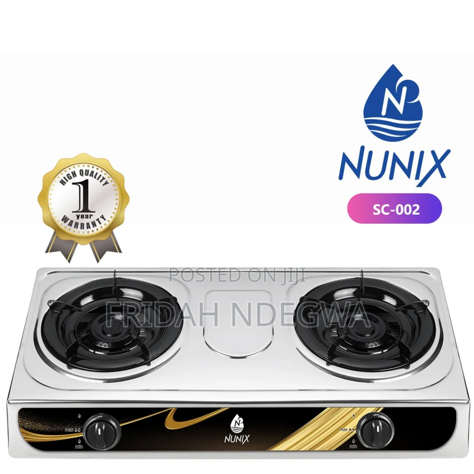 Nunix 2burner Steel