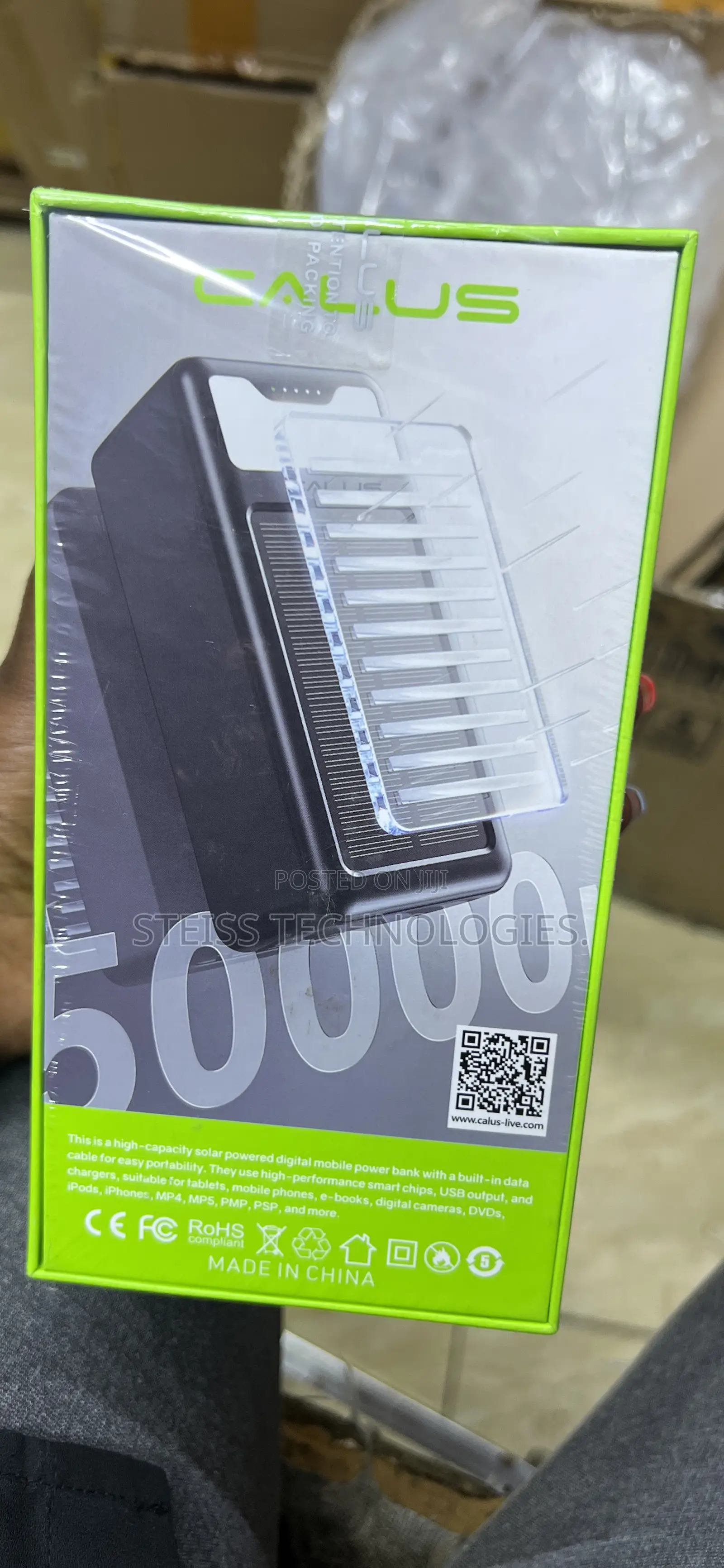 50000mah Calus Solar Powerbank