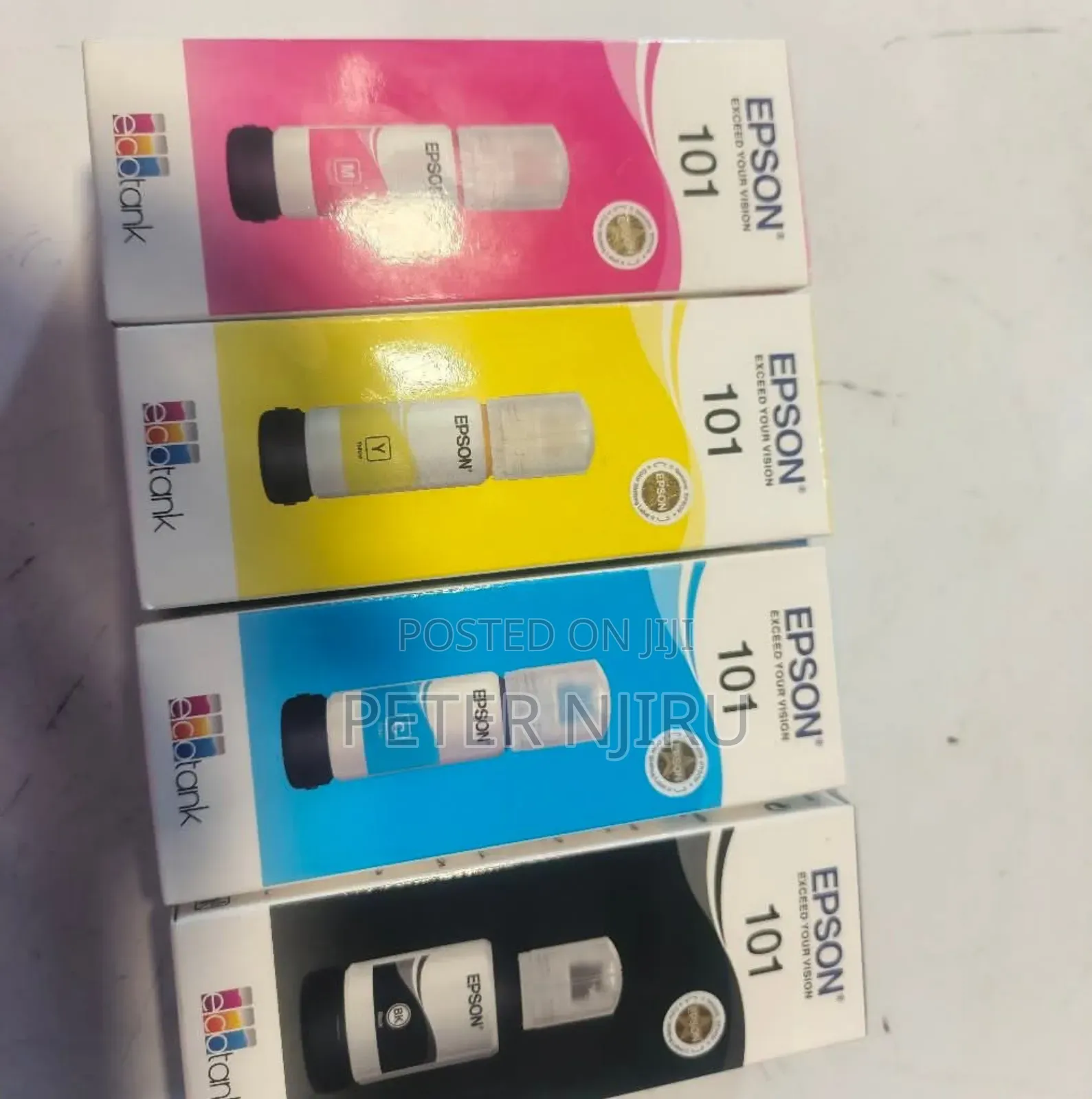 Epson 101 Inks Magenta Cyan Yellow Black