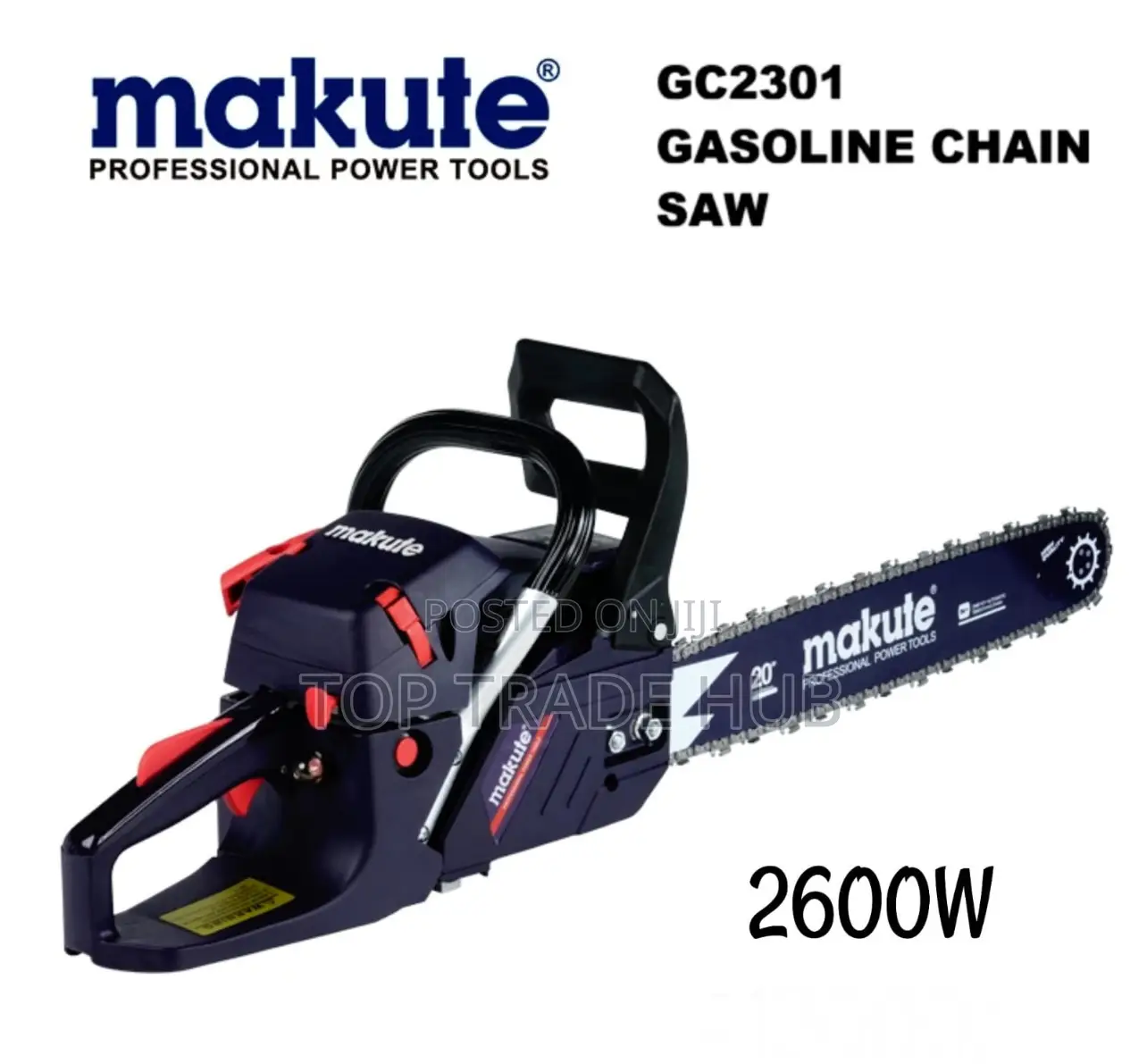 Professional Makute Gasoline Chainsaw 20 Inch 2400w