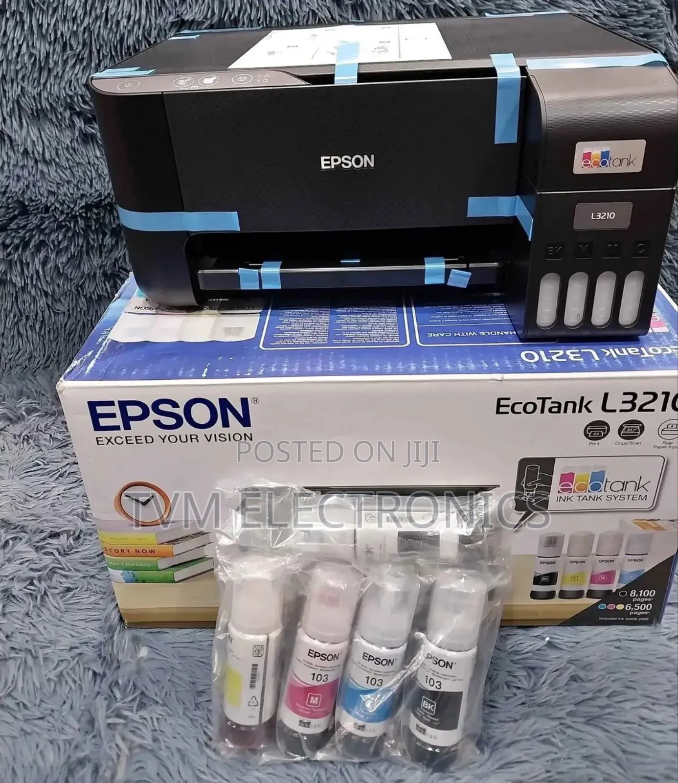 Epson Ecotank L3210 A4 All in One 3 In1 Ink Tank Printer(C11cj68405)