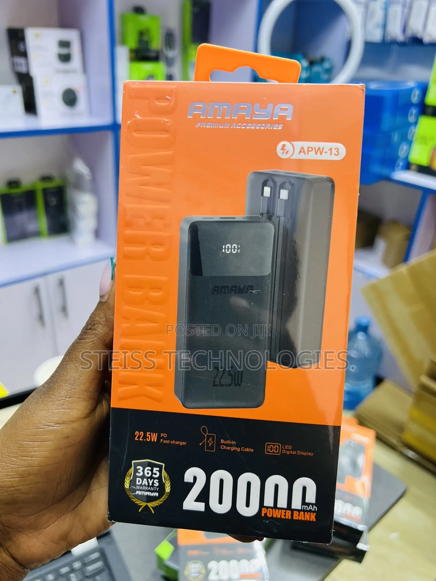 20000mah 22.5w Amaya Fast Powerbanks
