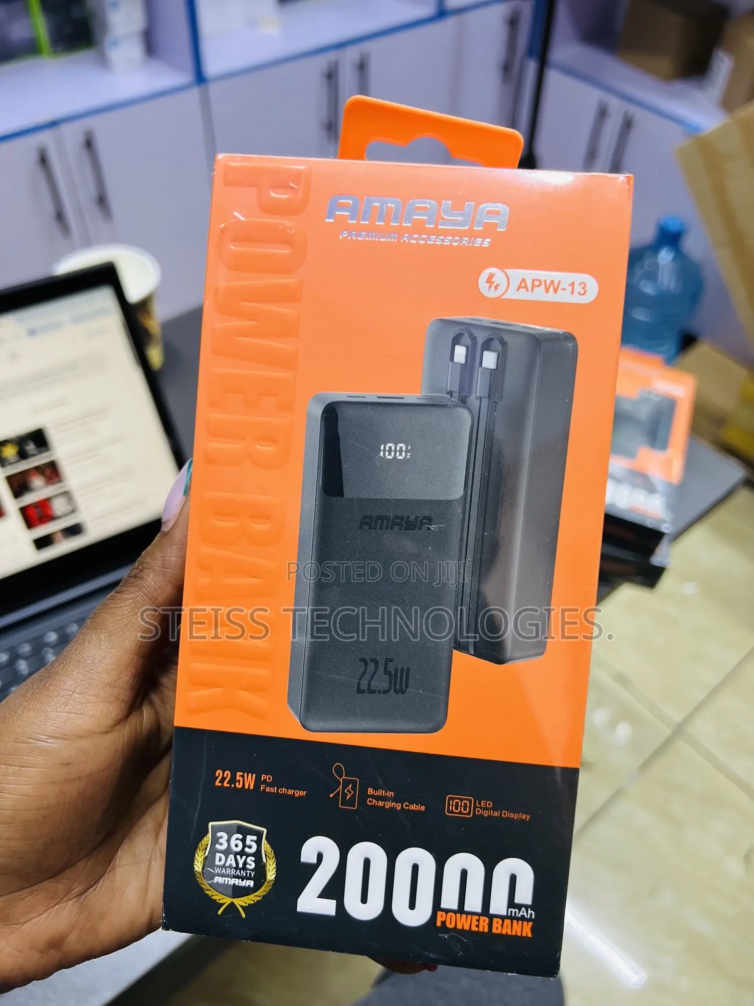 20000mah 22.5w Amaya Fast Powerbanks