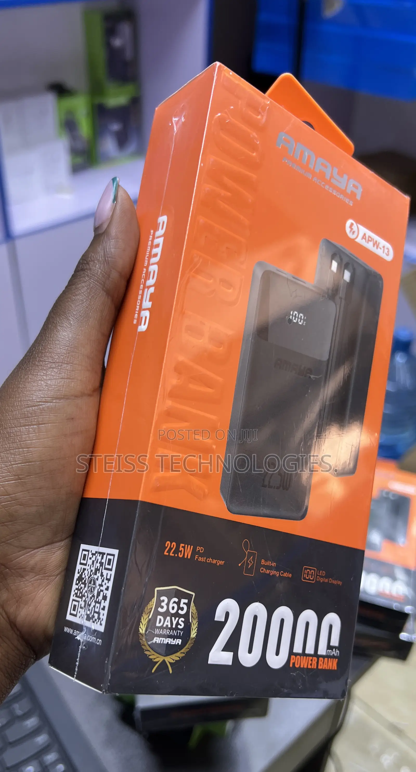 20000mah 22.5w Amaya Fast Powerbanks