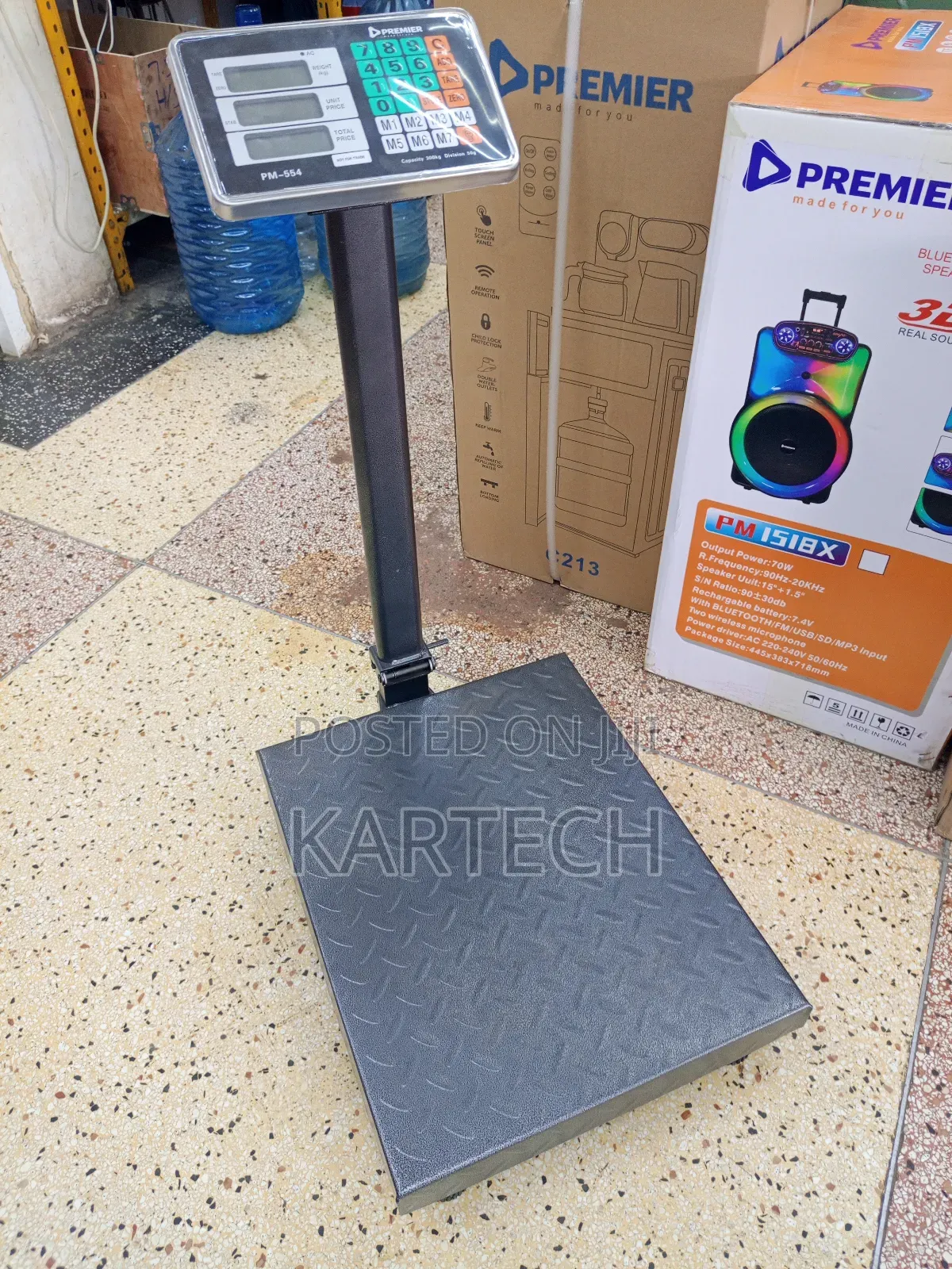 Premier 300kg Pm-554 Heavy-Duty Digital Platform Weighing Scale