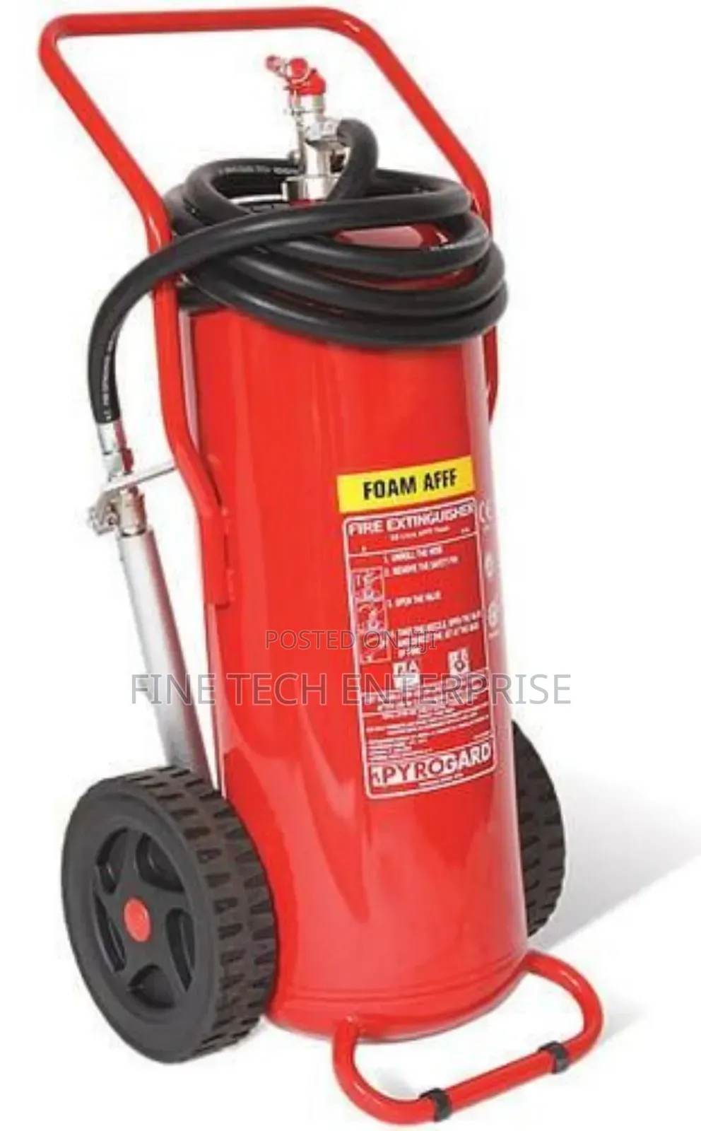 50 Litres Foam Fire Extinguisher With Trolley