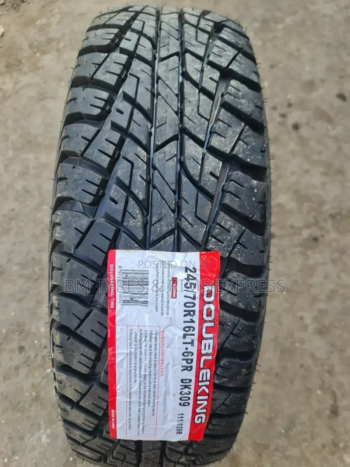 245 /70 R16 Doubleking.