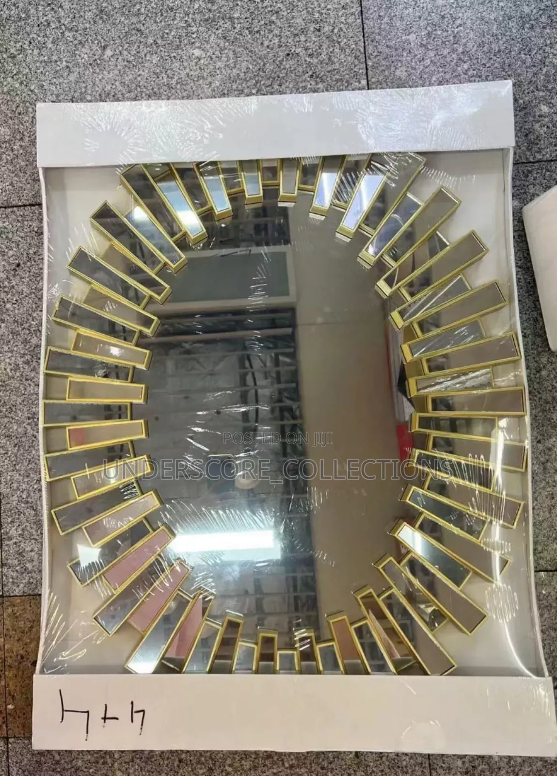 Sunburst Oval Luxury Wall Decor Mirror (Big Size)*
