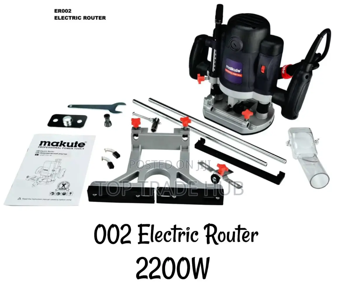 Makute Electric Router 2200w 12mm 23,000rpm