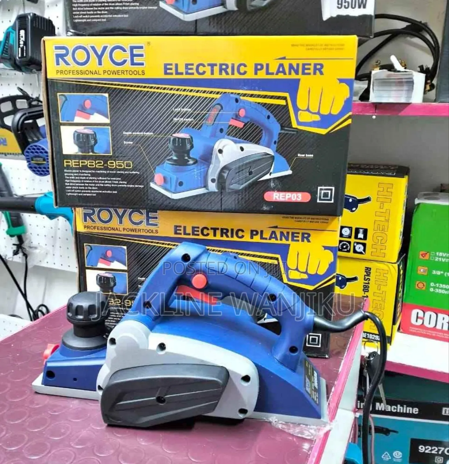Royce Electric Planer Machine/ Royce Praner / Wood Planer Machine