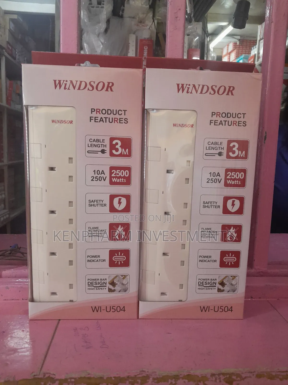 Extension Cable 4 Ways Windsor Brand