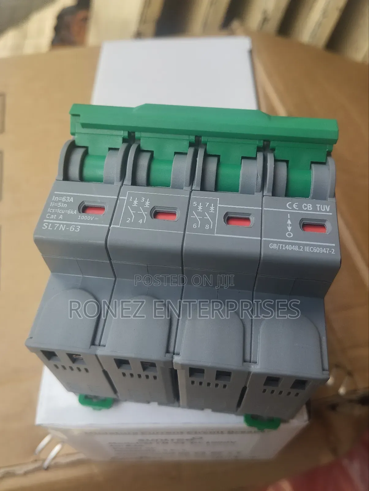 MCB 4 Pole D.C Breaker 63 Amps