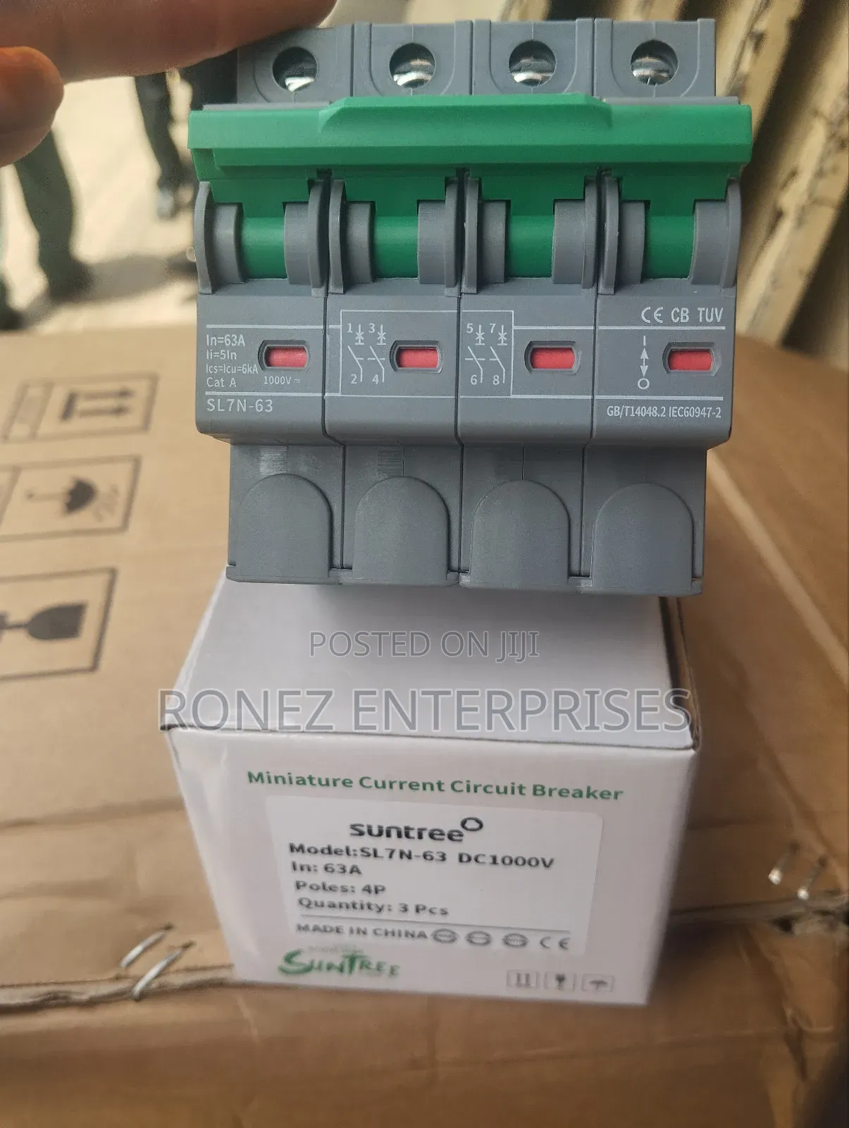 MCB 4 Pole D.C Breaker 63 Amps