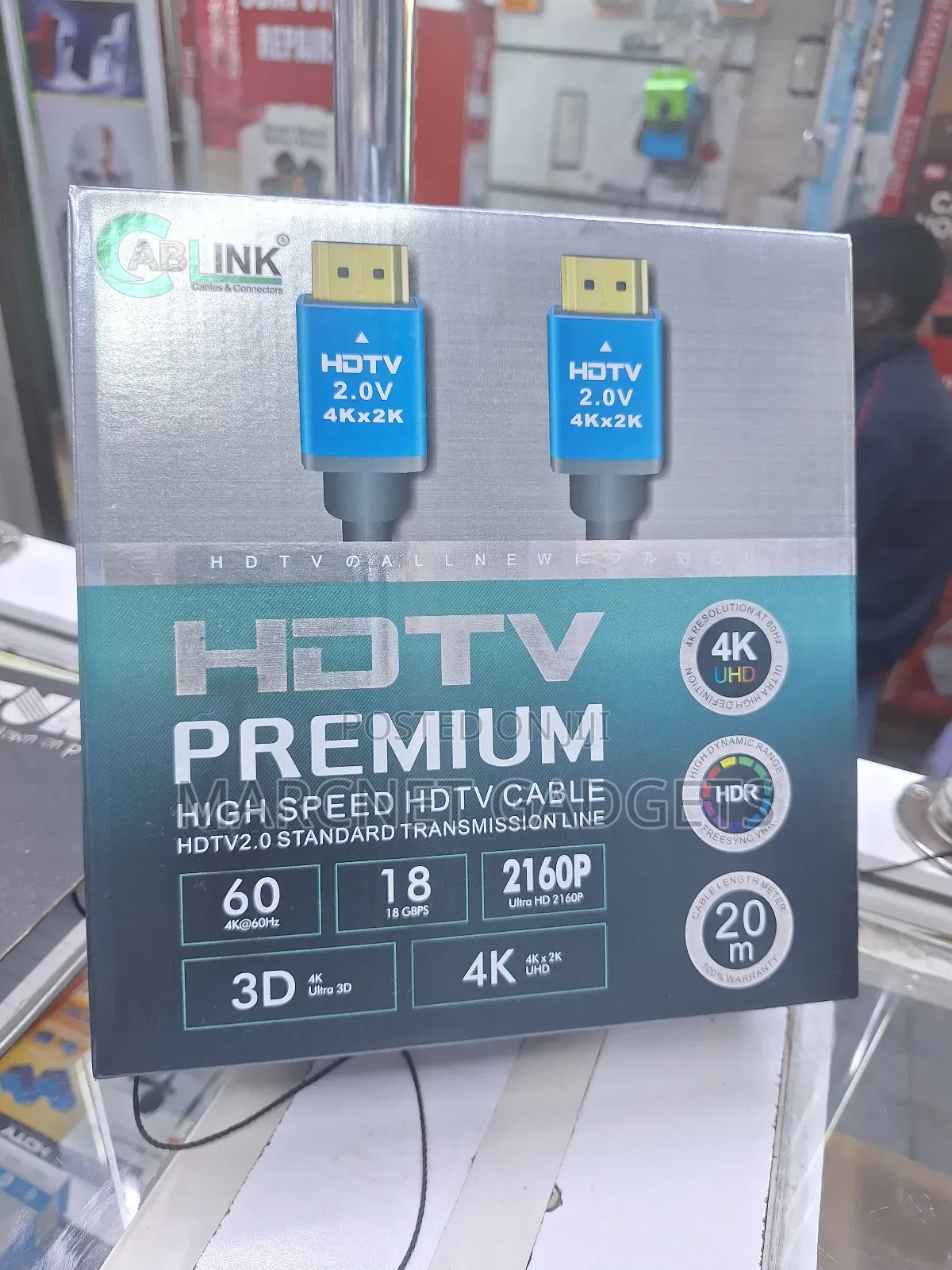 Premium High Speed Hdmi Cable 2.0 Speed 60hz 20 Meters