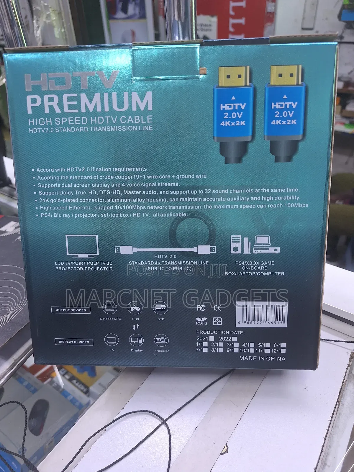 Premium High Speed Hdmi Cable 2.0 Speed 60hz 20 Meters