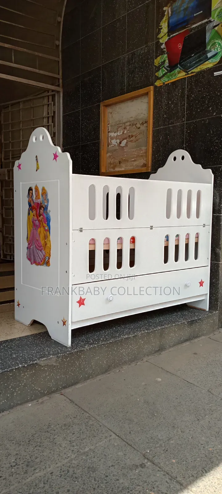 Mdf Classic Baby Cot (4 By2) Feet