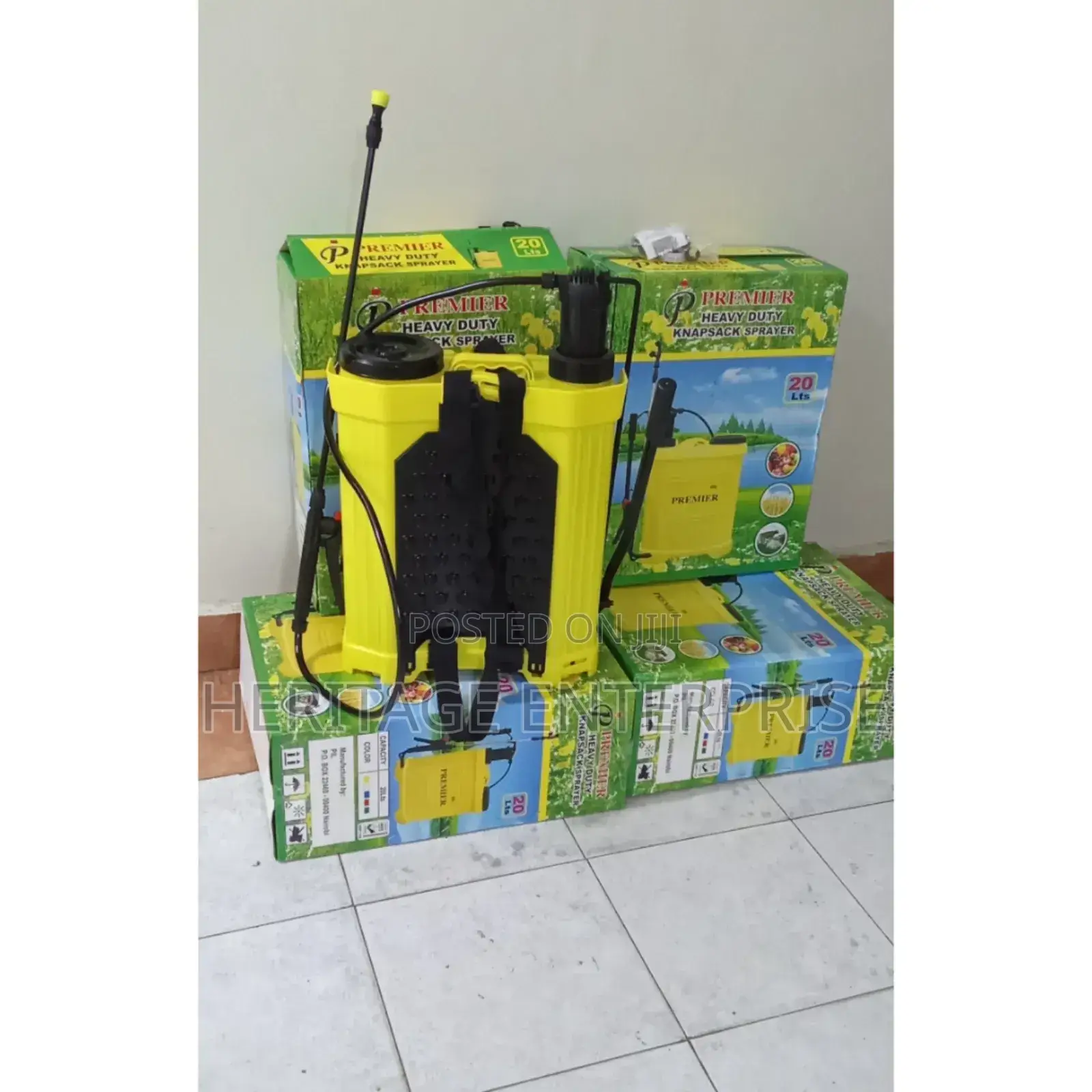 Premier Knapsack Sprayer Manual Heavy Duty 20l