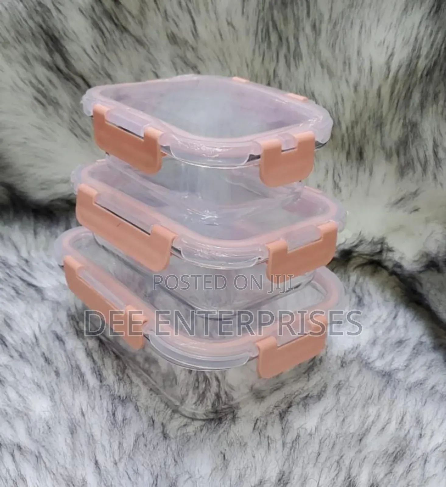 3 In1 Snack Storage Box Set Transparent Top Lid