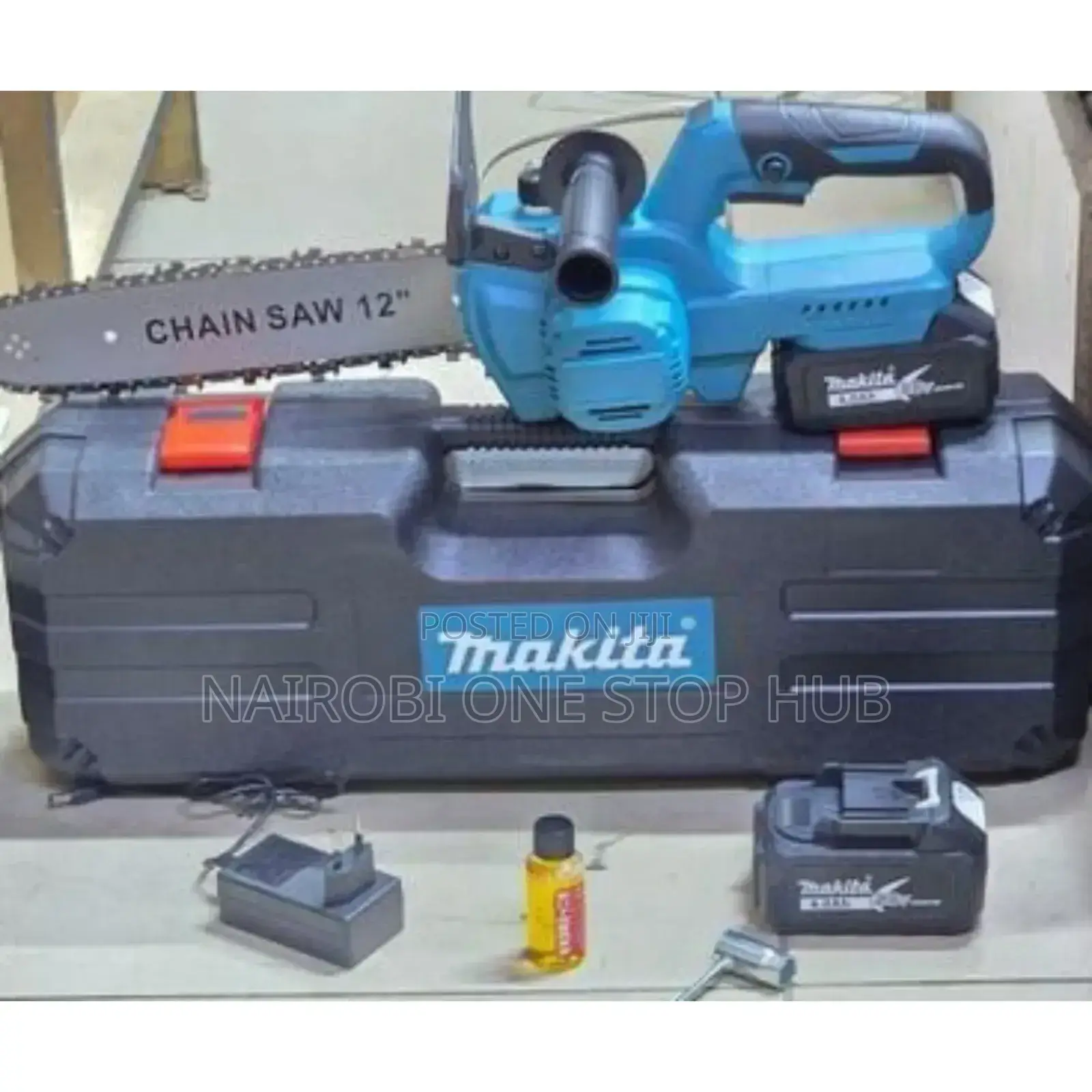 Makita 12 Inch Cordless Chainsaw With 2 Batteries