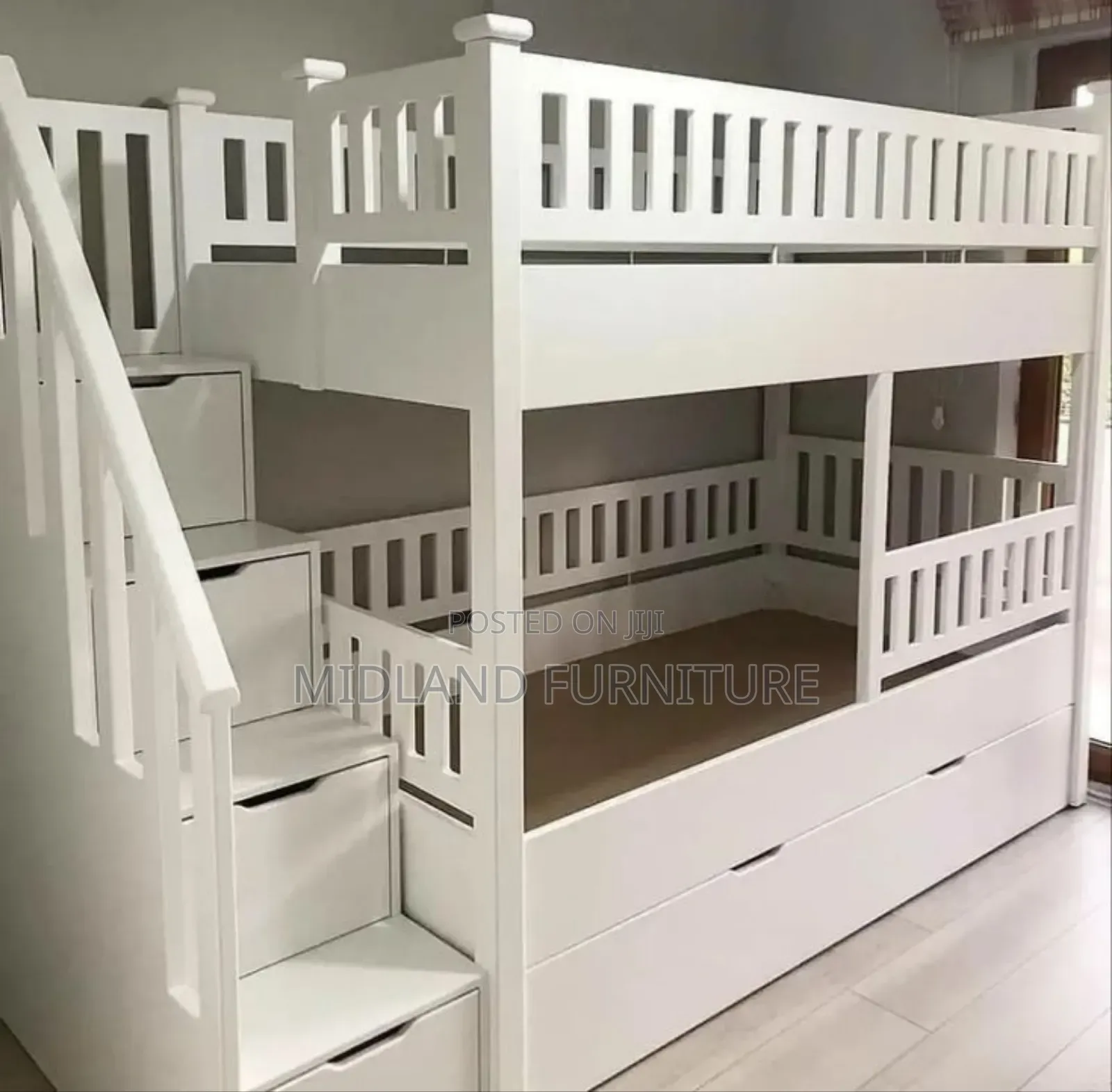 Children Double Decker Bunk Beds With Storage