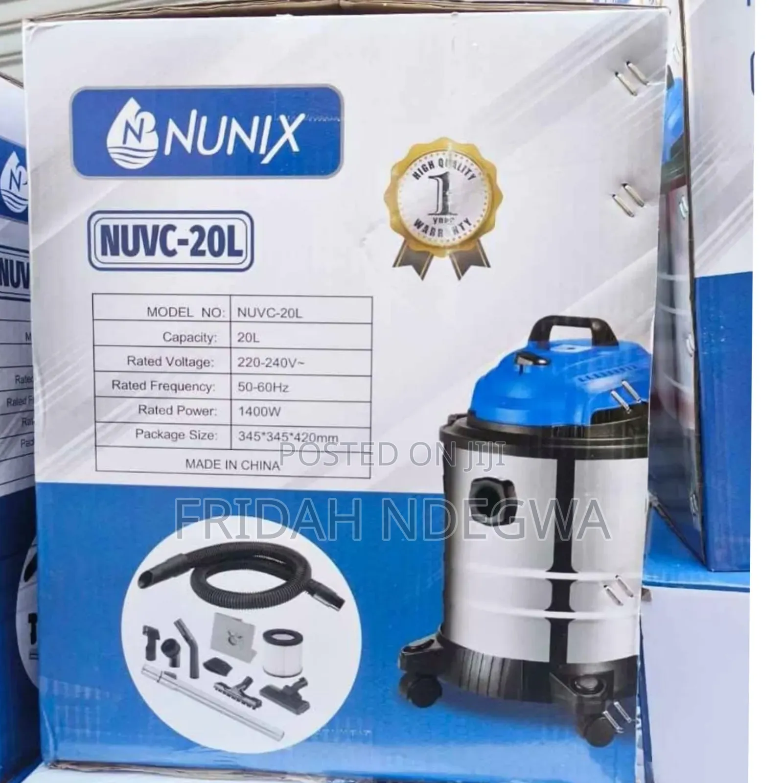 Nunix 20litres Vacuum Cleaner