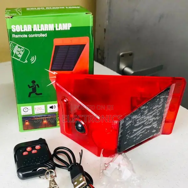 Loud Siren Outdoor Alarm Siren With Motion Detector Solar Alarm Light