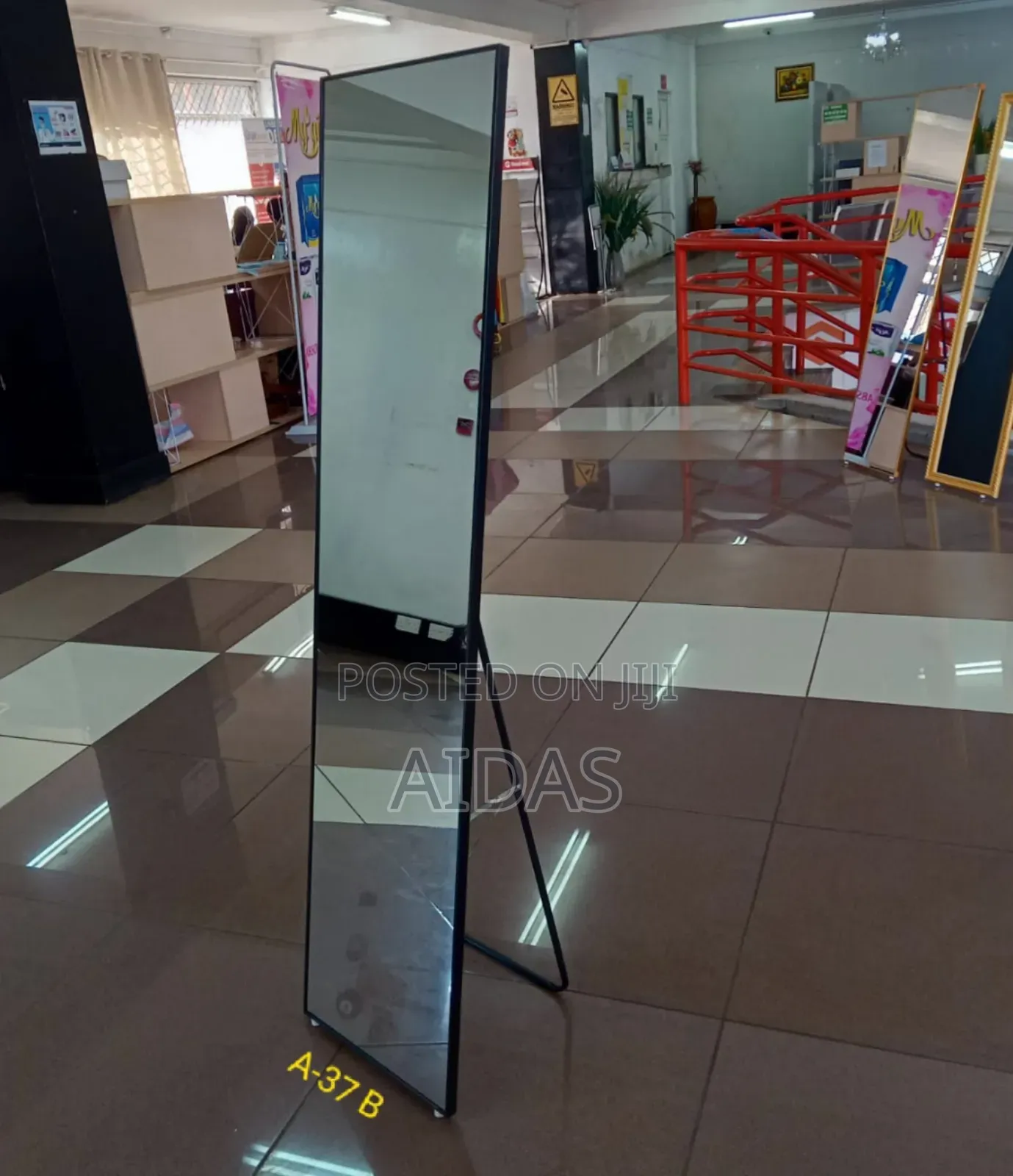 Black Executive Dressing Mirror – Full Length Standing Mirror