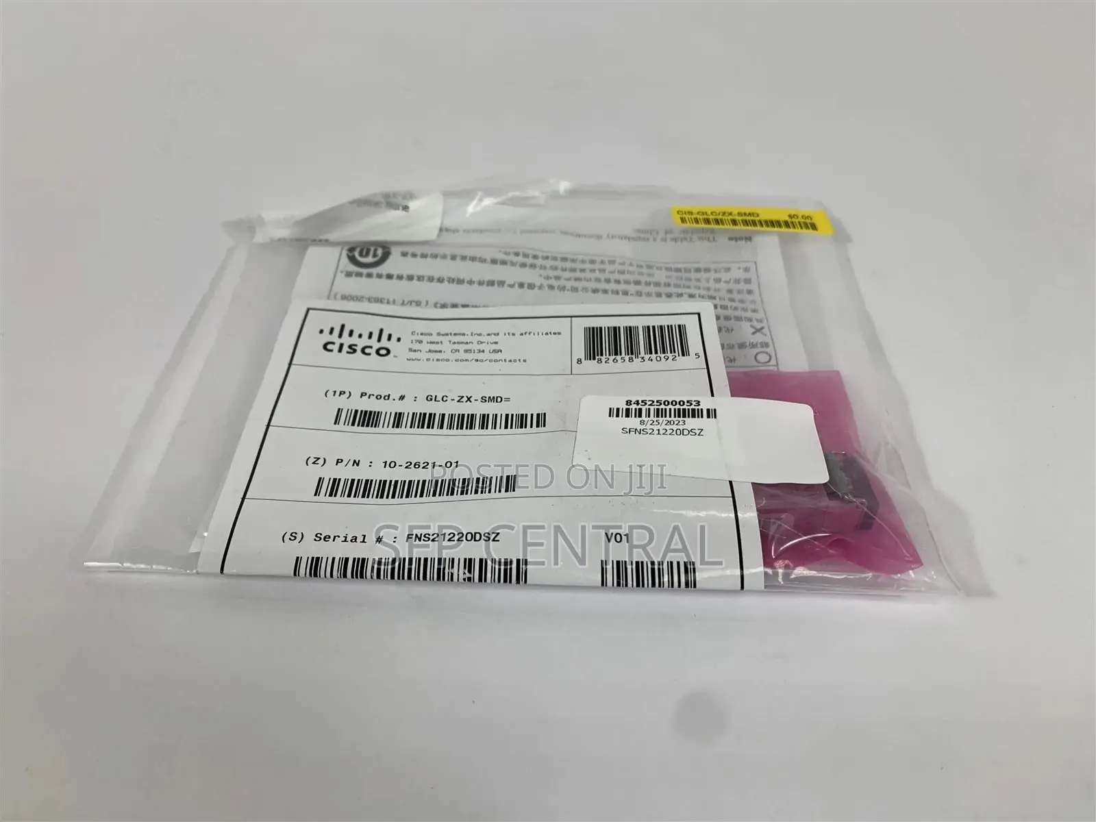 Genuine Cisco Glc-zx-smd 1000base-zx 80km