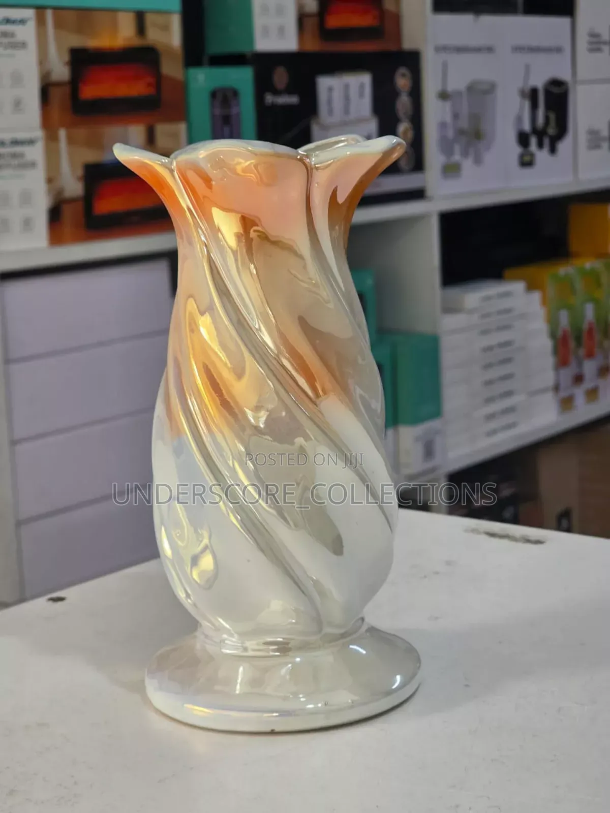 Golden Luxury Flower Vases