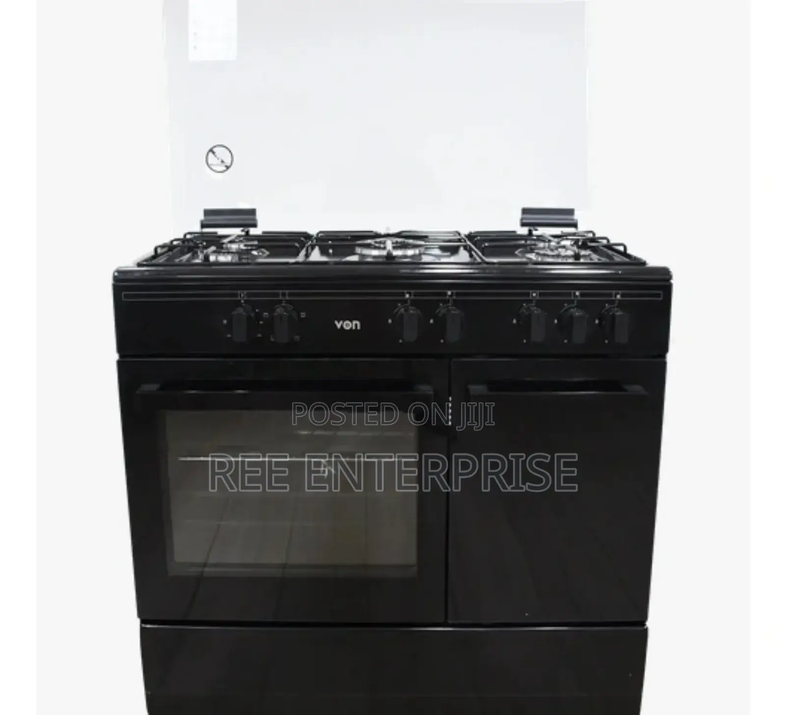 60*90 Von Vcf965031nsk Freestanding Cooker – 5 Gas Burners